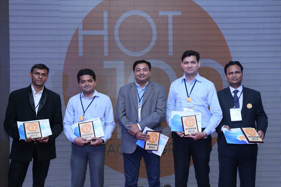 ProfitBooks Team wins Hot100 Startups Award