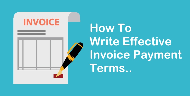How To Write Invoice Payment Terms