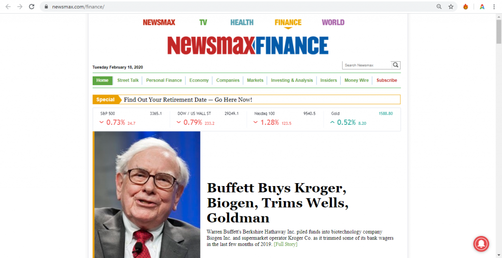 news max finance